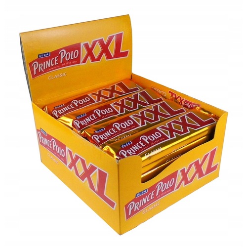 Olza Prince Polo Glazed Crispy Wafers XXL Classic 50g / Box of 28