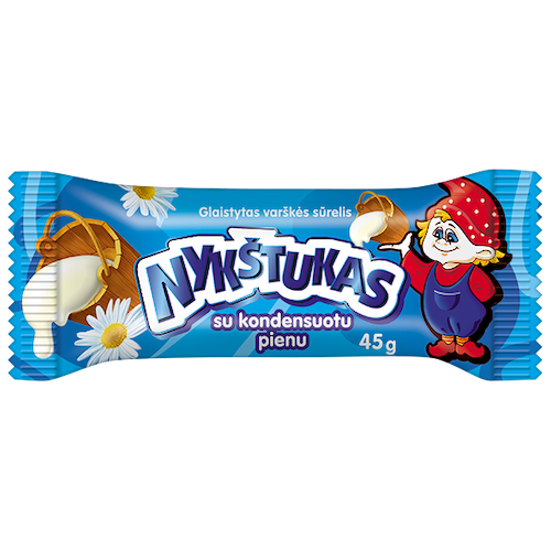 Nykstukas Glazed Curd Snack Condensed Milk 45g