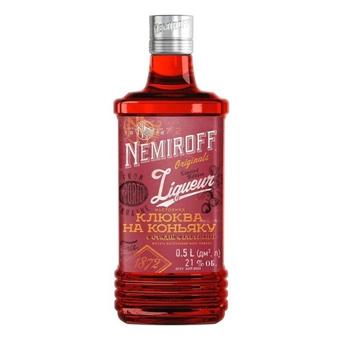Nemiroff Liqueur Cranberry on Brandy 500ml
