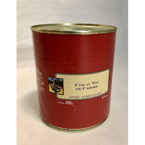 Godard Coq au Vin w/Cahors Wine Sauce Tin 820g