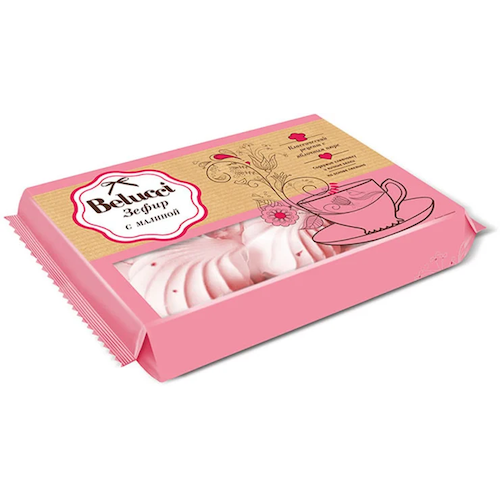 KDV Belucci Marshmallow w/ Raspberry 250g / Зефир с Mалиной