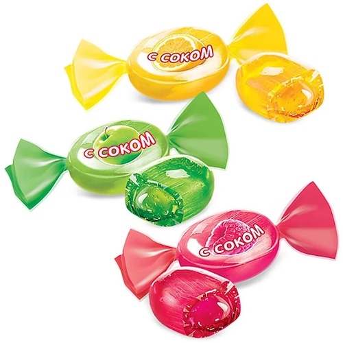 KDV Hard Candies w/Fruit Juice Loose 250g