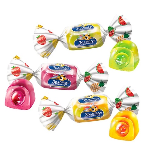 KDV Jellies Golden Dragonfly Assorted Flavors Loose 250g 