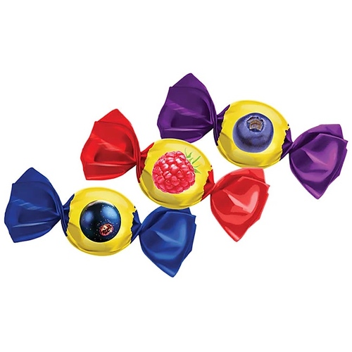 KDV Hard Filled Candies Siberian Berries Loose 250g