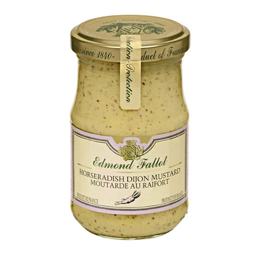 Edmond Fallot Dijon Mustard w/Horseradish 210g / Moutarde Au Raifort