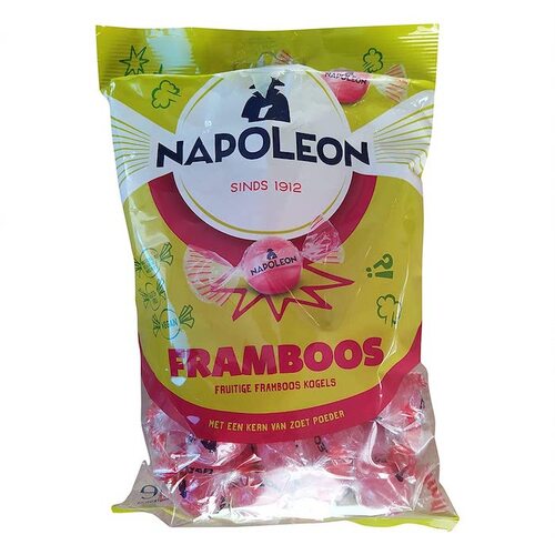 Napoleon Balls Raspberry 225g / Flamboos Fruitege Kogels