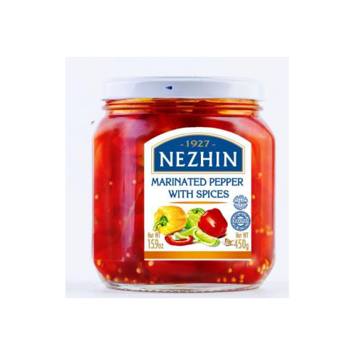 Nezhin Marinated Pepper w/Spices 450g