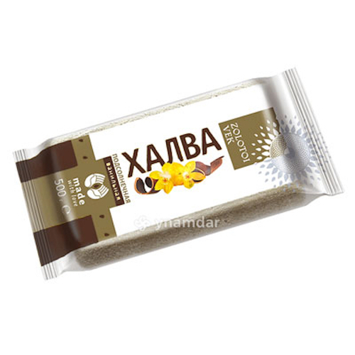 Golden Age Sunflower Halva w/Chocolate Fantasy 500g / Prepacked