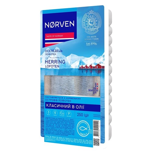 Norven Herring Fillet in Oil 250g