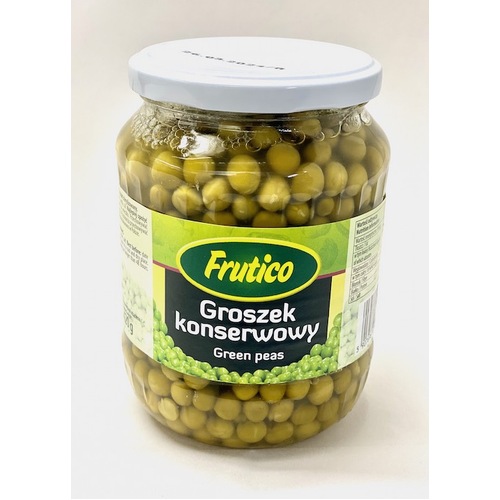 Frutico Green Peas 680g / Groszek Konserwowy