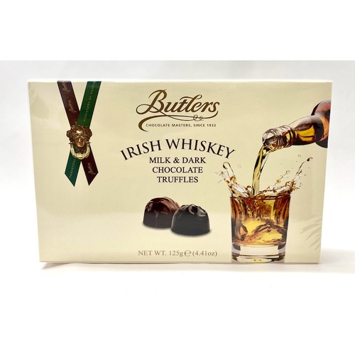 Butlers Chocolate Truffles Milk & Dark Irish Whiskey Gift Box 125g