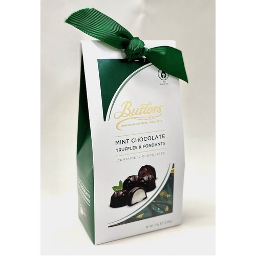 Butlers Chocolate Truffles & Fondants Mint 170g