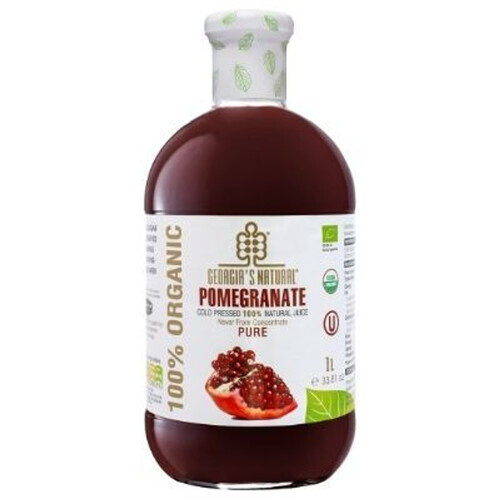 Georgia's Natural Juice Pomegranate 1L / Cold Pressed Organic