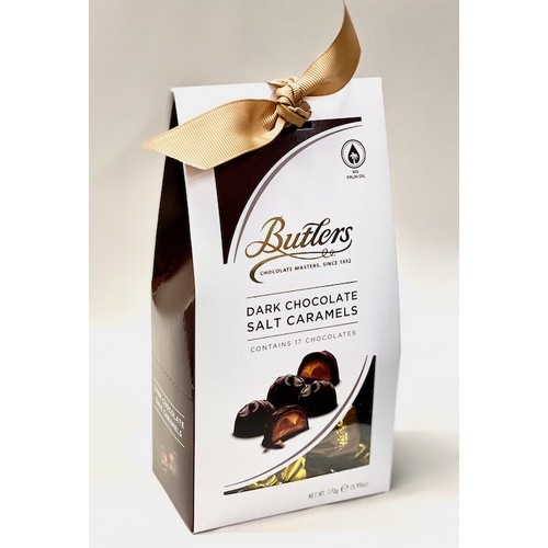 Butlers Chocolates Dark Salt Caramels 170g