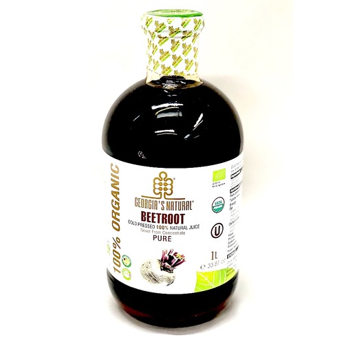Georgia's Natural Juice Beetroot 1L / 100% Organic Cold Pressed