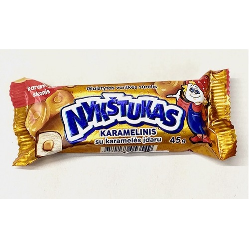 Nykstukas Glazed Curd Snack Caramel 45g