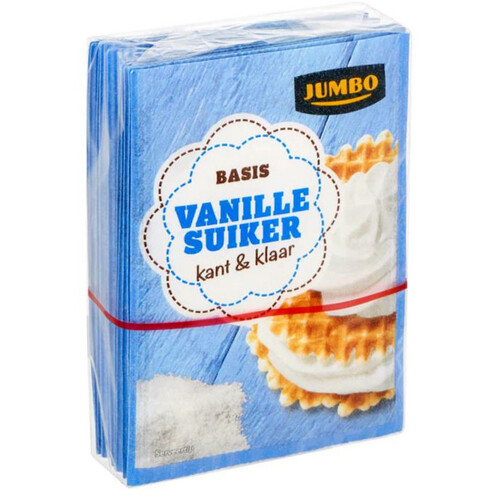 Jumbo Vanilla Sugar 10 Satchets 80g / Vanilla Suiker 