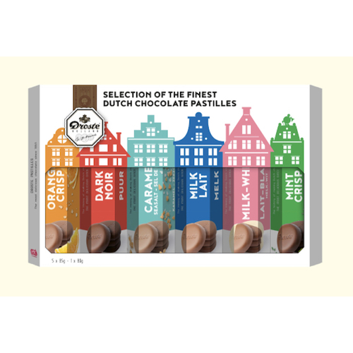 Droste Dutch Finest Chocolate Pastilles Gift Box 6x85g