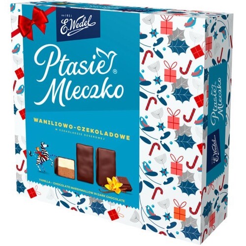 Wedel Marshmallow Glazed Vanilla & Chocolate 360g / Ptasie Mleczko