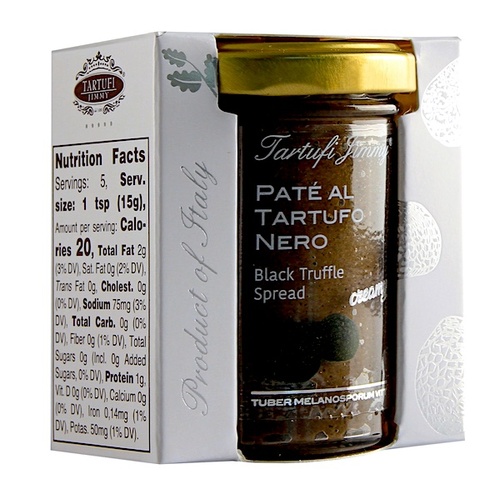 Tartufi Jimmy Black Truffle Spread Creamy 85g / Pate Al Tartufo Nero / BB 28OCT23