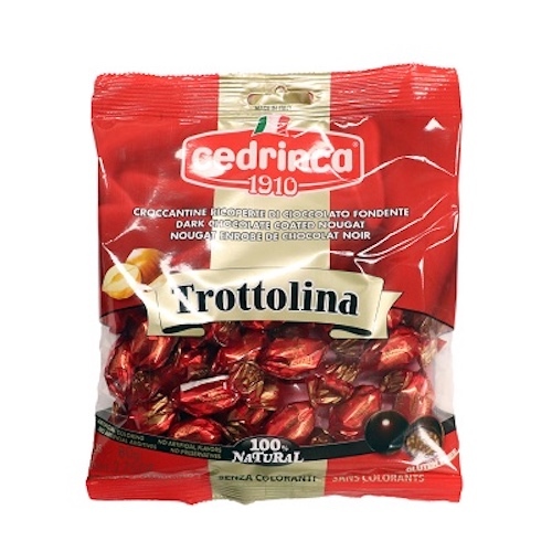 Cedrinca Trottolina Nougat In Dark Chocolate 80g