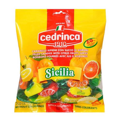 Cedrinca Sicilia Candy w/Citrus Fruit Juices 150g