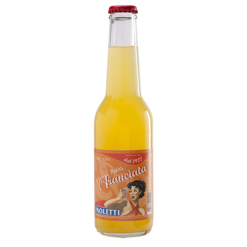 Paoletti Carbonated Soft Drink Orange 250ml / Arancia