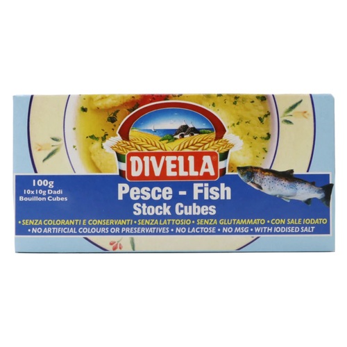 Divella Stock Cubes Fish 100g