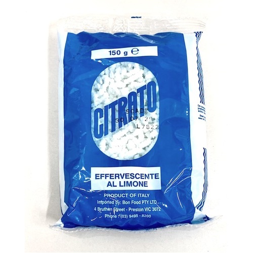 Citrato Italian Antacid Digestive Laxative Fizzy Lemon Drink Bag 150g