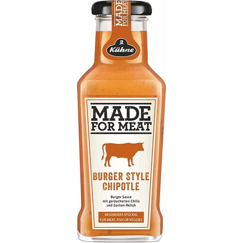 Kuhne Made For Meat Sauce Chipotle Burger Style 235ml
