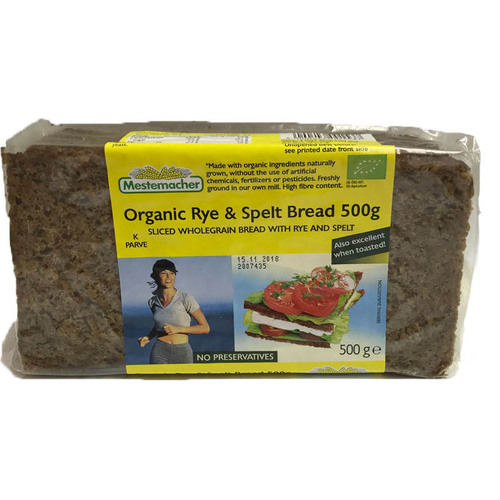 Mestemacher Rye Bread Rye & Spelt 500g / Organic
