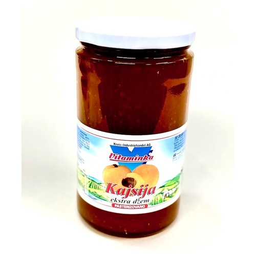 Vitaminka Apricot Jam Jar 860g / Kajsija Ekstra Dzem