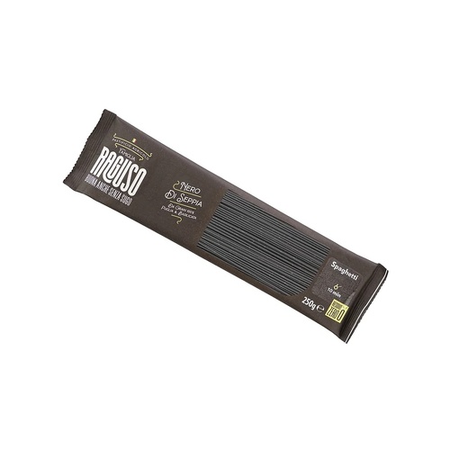 Raguso Spaghetti with Squid Ink 500g / Nero di Seppia Spaghetti 