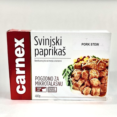Carnex Pork Stew 400g / Svinjski Paprikas 