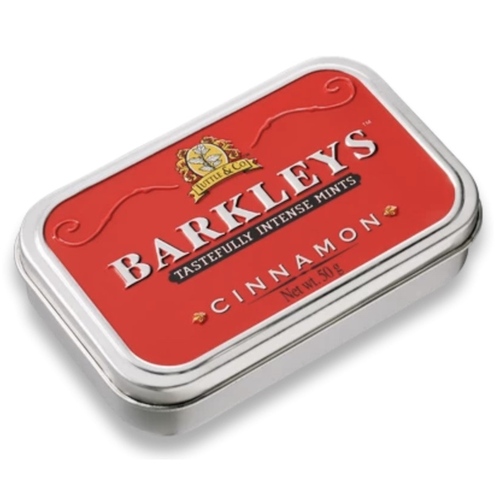 Tuttle & Co Barkleys Mints Tastefully Intense Cinnamon 50g