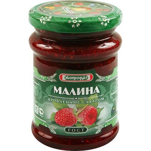 Ecoproduct Preserve Raspberry 320g / Crushed w/Sugar
