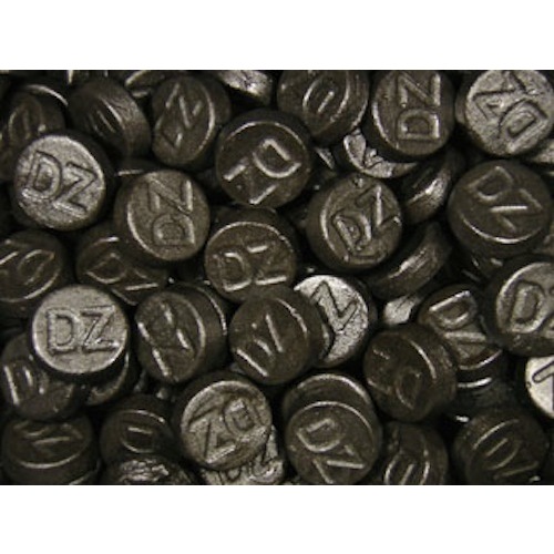 K&H Dutch Licorice Double Salt Rounds Loose 400g / DZ Rond