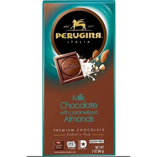 Perugina Chocolate Bar w/Caramelized Almonds Milk 86g