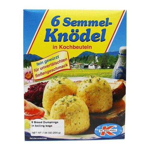 Dr.Willi Knoll 6 Bread Dumplings Bag 200g / Semmel-Knodel