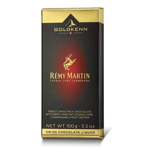 Goldkenn Swiss Chocolate Bar Milk w/Remi Martin 100g