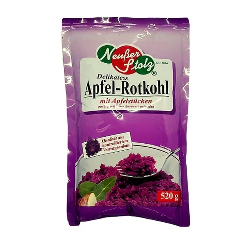 Neuszer Stolz Red Cabbage with Apple 520g / Apfel-Rotkohl