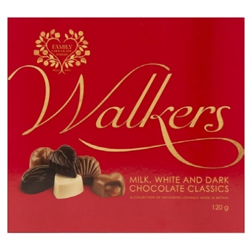 Walkers Chocolates Milk White Dark Classics Gift Box120g