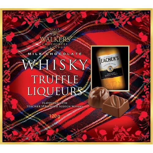 Walkers Chocolate Truffles Teachers Whiskey Liqueur 120g