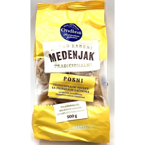 Ondina Gingerbreads Traditional 500g / Medenjak