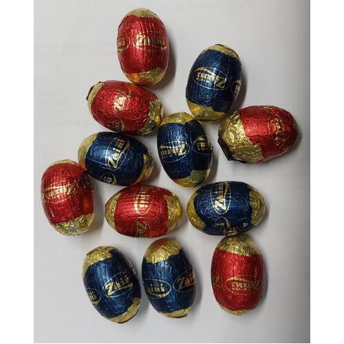Zaini Chocolate Mini Eggs w/Gianduia Cream Assorted Loose 250g /Ovetti Assortiti