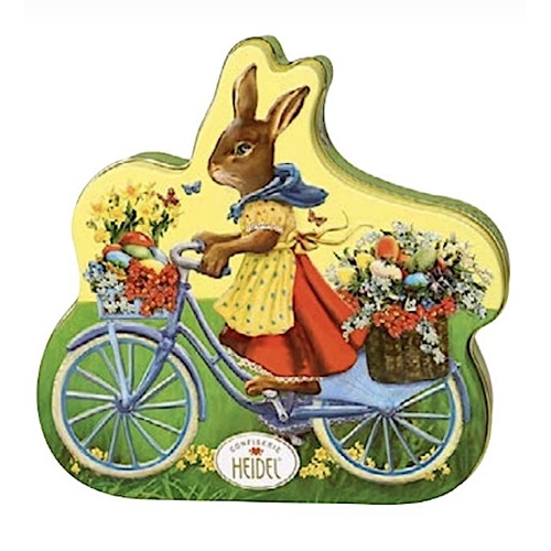 Heidel Chocolates Easter Nostalgia Bike Shaped Tin 108g