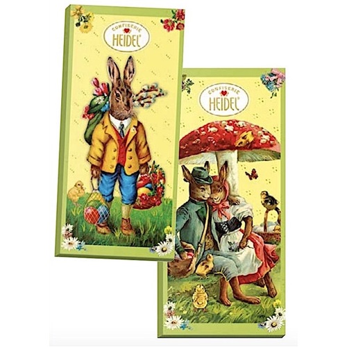 Heidel Chocolate Bar Easter Greetings Nostalgia 100g