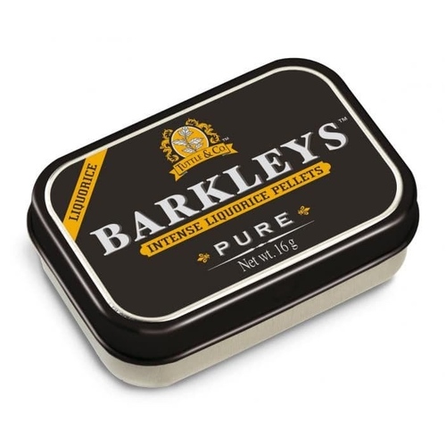 Tuttle & Co Barkleys Mints Pellets Pure Liquorice Tin 16g