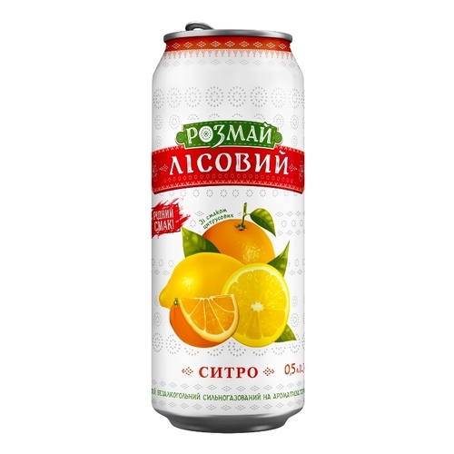 Rozmay Lisoviy Carbonated Drink Citro Can 500ml