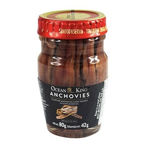 Ocean King Anchovies 80g